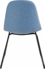 Danish Style Jídelní židle Colom (SET 2 ks), světle modrá