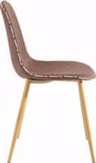 Danish Style Jídelní židle Cant (SET 2 ks), hnědá