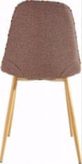 Danish Style Jídelní židle Cant (SET 2 ks), hnědá