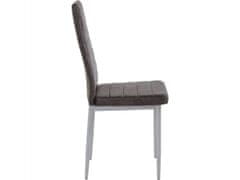Danish Style Jídelní židle Kiok (SET 4 ks), antracitová