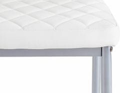 Danish Style Jídelní židle Bark (SET 4 ks), bílá