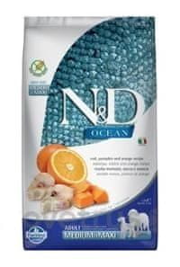 N&D OCEAN DOG Adult M/L Codfish&Pumpkin & Orange 2,5 kg