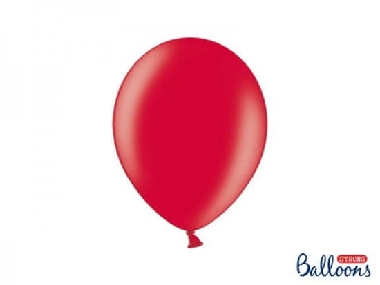 Paris Dekorace Balónek metalický červený, 27 cm
