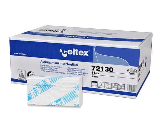 Celtex Papírové ručníky skládané LUX 3200ks, bílá, 2vrstvy - 72130