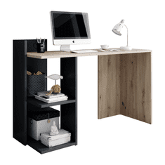 BPS-koupelny PC stůl, dub artisan/grafit-antracit, ANDREO