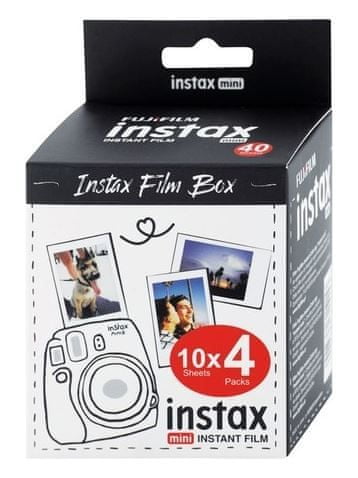 FujiFilm Instax Film Mini Glossy 4x10 (40 ks)