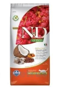 N&D Quinoa CAT Skin & Coat Herring & Coconut 5 kg EXPIRACE 11.8.2023