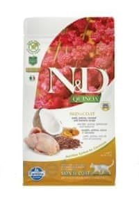 N&D Quinoa CAT Skin & Coat Quail & Coconut 1,5 kg EXPIRACE 17.9.2023