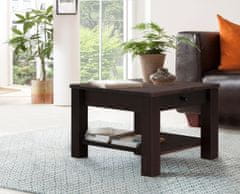 Danish Style Konferenční stolek Chico, 60 cm, tmavě hnědá