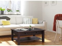 Danish Style Konferenční stolek Chico, 100 cm, tmavě hnědá