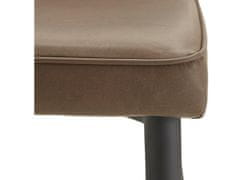 Danish Style Jídelní židle Fona (SET 2 ks), hnědá