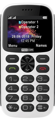 Maxcom MM471, tlačítkový mobil, kapesní, kompaktní, malý, lehký, mobil pro důchodce, velká tlačítka, čitelné písmo, SOS tlačítko