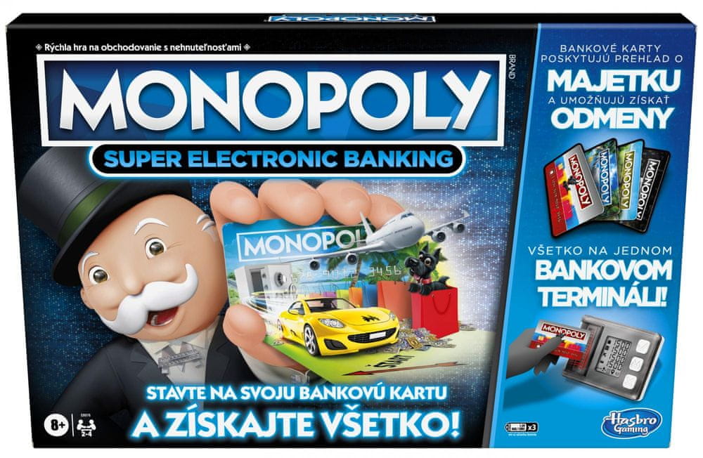 Hasbro Monopoly Super elektronické bankovnictví - SK