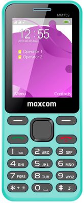 Maxcom MM139, tlačítkový mobil, kapesní, kompaktní, zakřivený, ergonomický, malý, lehký, hardwarová klávesnice