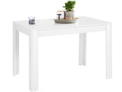 Danish Style Jídelní stůl Lynet, 120 cm, bílá