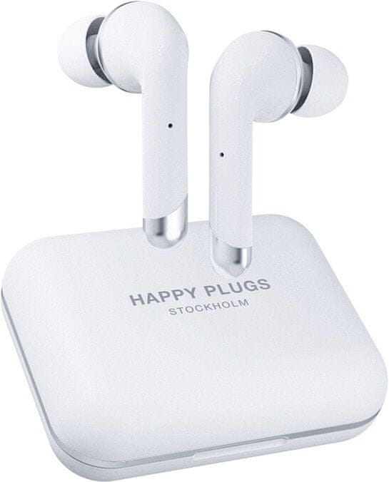 Happy Plugs Air 1 Plus In-Ear, bílá