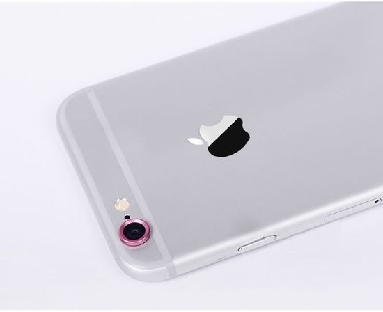 Case4mobile Ochranný kroužek pro kameru iPhone 6 Plus - růžový