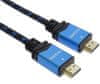 PremiumCord Ultra HDTV 4K@60Hz kabel HDMI 2.0b kovové+zlacené konektory 1 m kphdm2m1