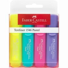 Faber-Castell Zvýrazňovač "1546 Pastel", 4 barvy, 1-5 mm