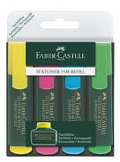Faber-Castell Zvýrazňovač "Textliner 48", sada 4 barvy, 1-5 mm