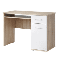 BPS-koupelny PC stůl, dub sonoma / bílá, EMIO TYP 6