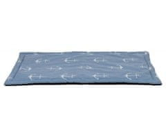 Trixie Prošívaná deka anchor 100 x 70 cm světle modrá, polštáře