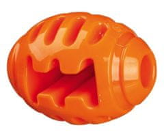 Trixie Soft strong rugby míč tpr termoplastová guma 10 cm oranžový