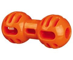 Trixie Soft strong činka tpr termoplastová guma 11 cm oranžová