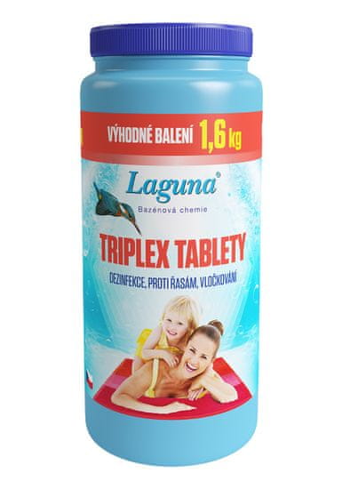 LAGUNA Tablety Triplex dezinfekce vody 3v1 - 1,6 kg