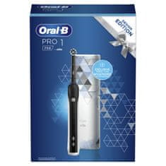 Oral-B elektrický zubní kartáček Pro 750 Cross Action Black + Cestovní Pouzdro