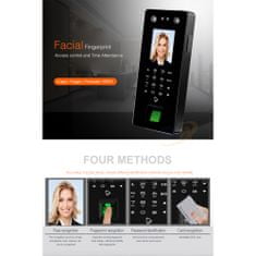 ACS Zoneway Biometrický přístupový systém s funkcí 3D FCR rozpoznání obličeje Zoneway T501