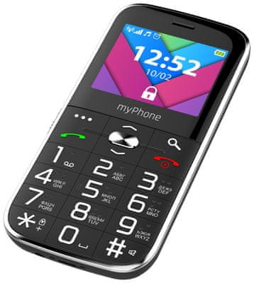myPhone Halo C, dlouhá výdrž baterie, vyměnitelná baterie, nabíjecí stojánek