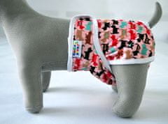 GaGa's pleny Kalhotky pro psy hárací/inkontinenční Růžový pes L