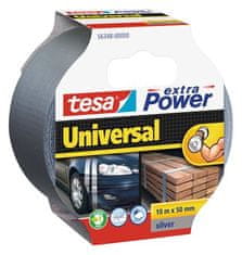Tesa Textilní páska "extra Power 56348", stříbrná, 50 mm x 10 m, univerzální