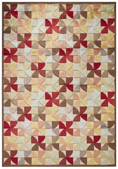Elle Decor AKCE: 160x230 cm Kusový koberec Creative 103966 Brown/Multicolor z kolekce Elle