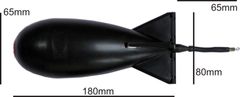 Spomb Spomb raketa velká - Bait Rocket-černá