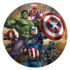 Dekora Jedlý obrázek na dort 16cm Avengers 