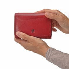 COSSET červená dámská peněženka 4499 Komodo CV