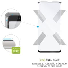 Ochranné tvrzené sklo Full-Cover pro Apple iPhone XR/11, lepení přes celý displej, černé FIXGFA-334-BK