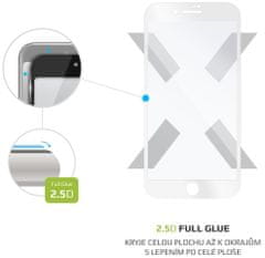 FIXED Ochranné tvrzené sklo Full-Cover pro Apple iPhone 7 Plus/8 Plus, lepení přes celý displej, bílé FIXGFA-101-WH