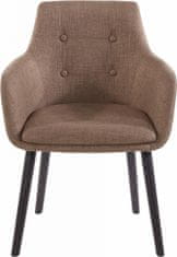 Danish Style Jídelní židle Buck (SET 2 ks), cappuccino