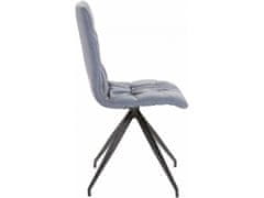 Danish Style Židle Claudy (SET 2 ks), modrá