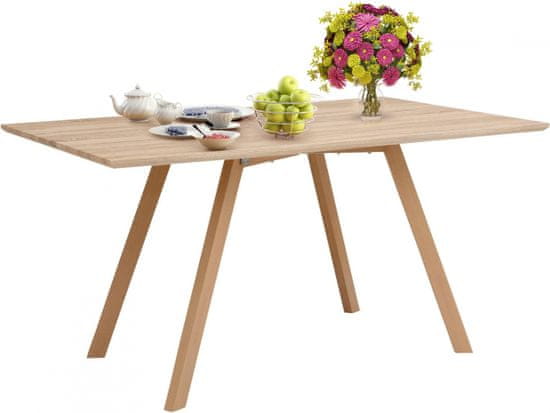Danish Style Jídelní stůl Alex, 120 cm, dub