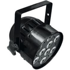 Eurolite LED PAR-56, 9x8W QCL, krátký černý