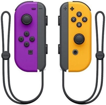 Nintendo Switch Joy-Con Pair, fialová/oranžová (NSP078) | MALL.CZ