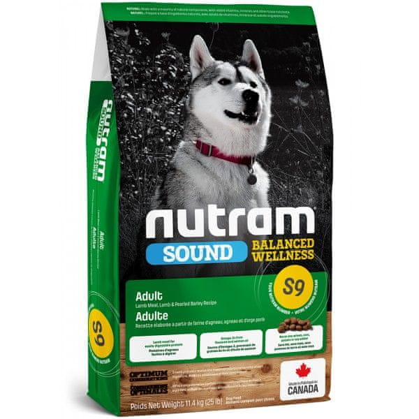 Levně Nutram Sound Adult Dog Lamb 11,4 kg