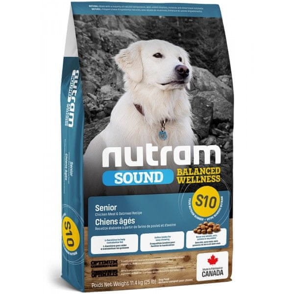 Levně Nutram Sound Senior Dog 11,4 kg