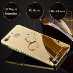 Case4mobile Hliníkový obal kryt pouzdro pro Huawei Ascend P7 - Zlatý