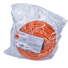 Solight  Prodlužovací kabel 230V/10A - 30m, 1 zásuvka, 3 x 1mm, IP20, oranžový