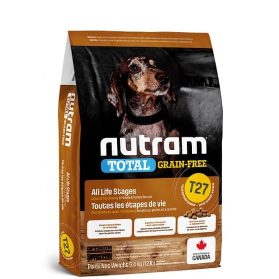 Nutram Total Grain Free Small Breed Turkey Dog 2 kg